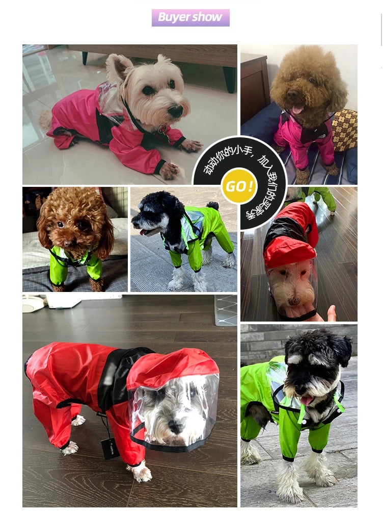 Waterproof Dog Raincoat