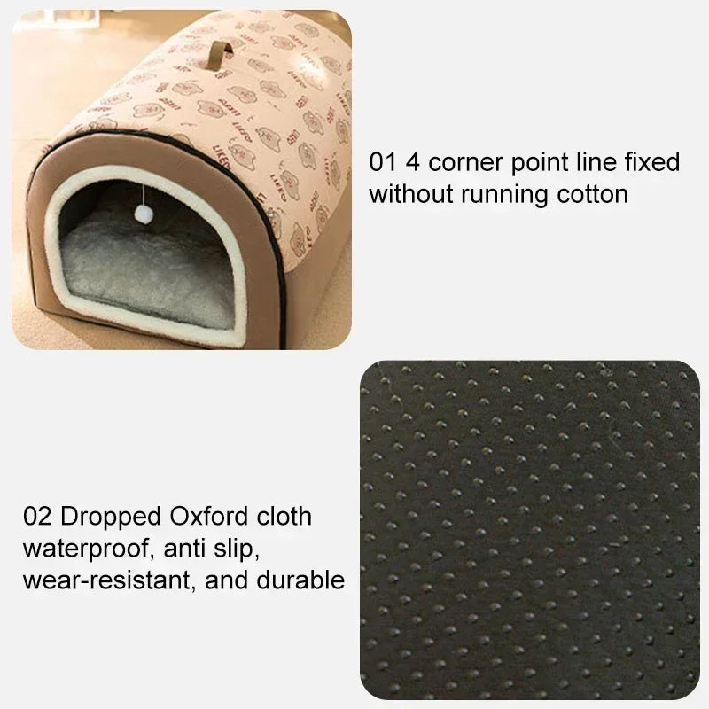 Warm Detachable Pet Sleeping House