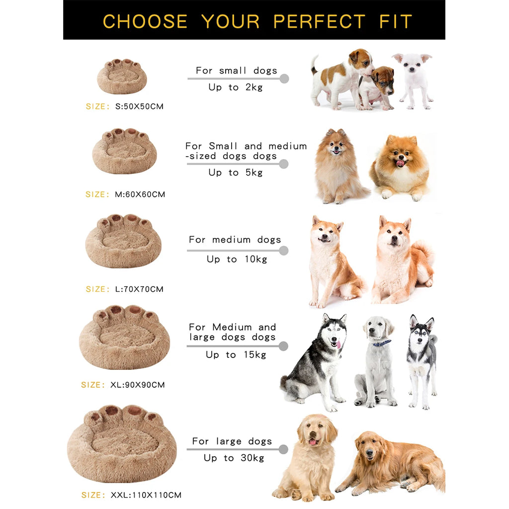 Fluffy Warm Pet Bed