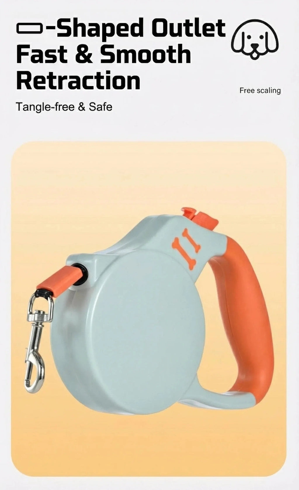 Retractable Dog Leash 35m