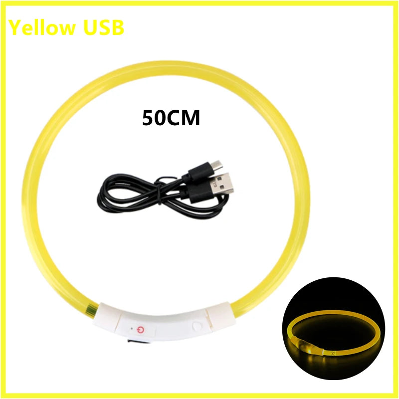 LED Rechargeable Dog Collar