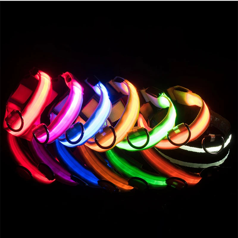 LED Rechargeable Dog Collar