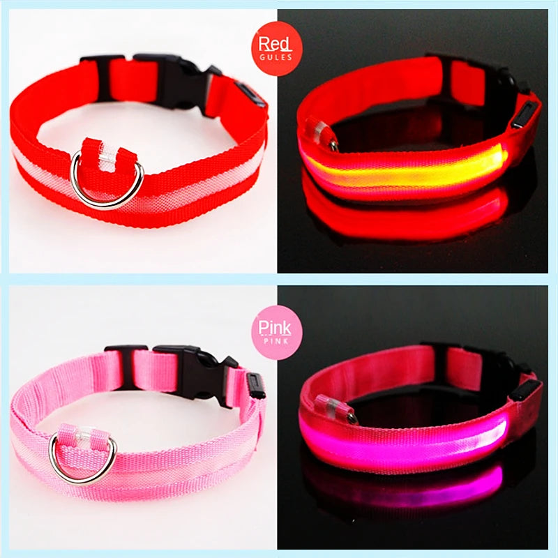 LED Rechargeable Dog Collar
