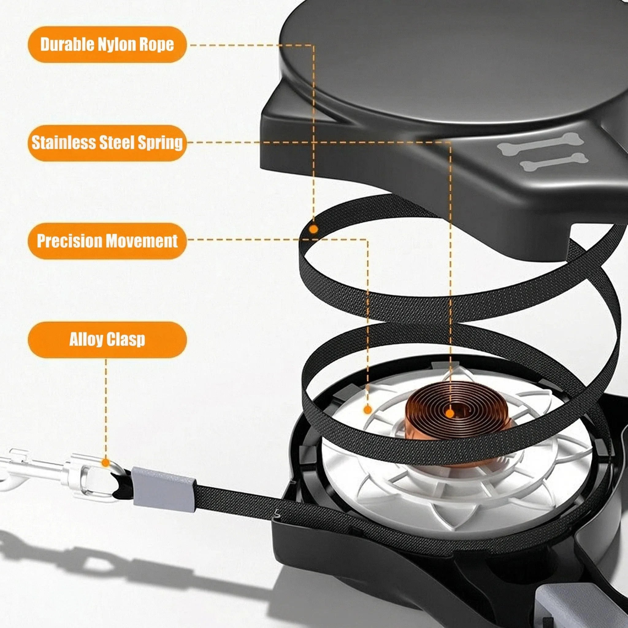 Retractable Dog Leash 35m