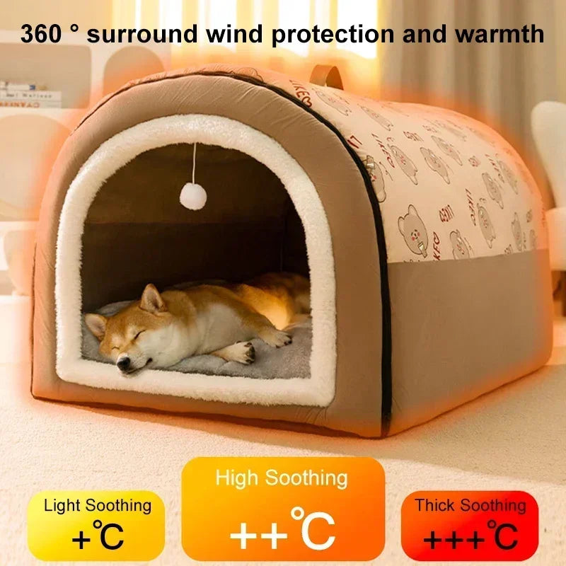 Warm Detachable Pet Sleeping House