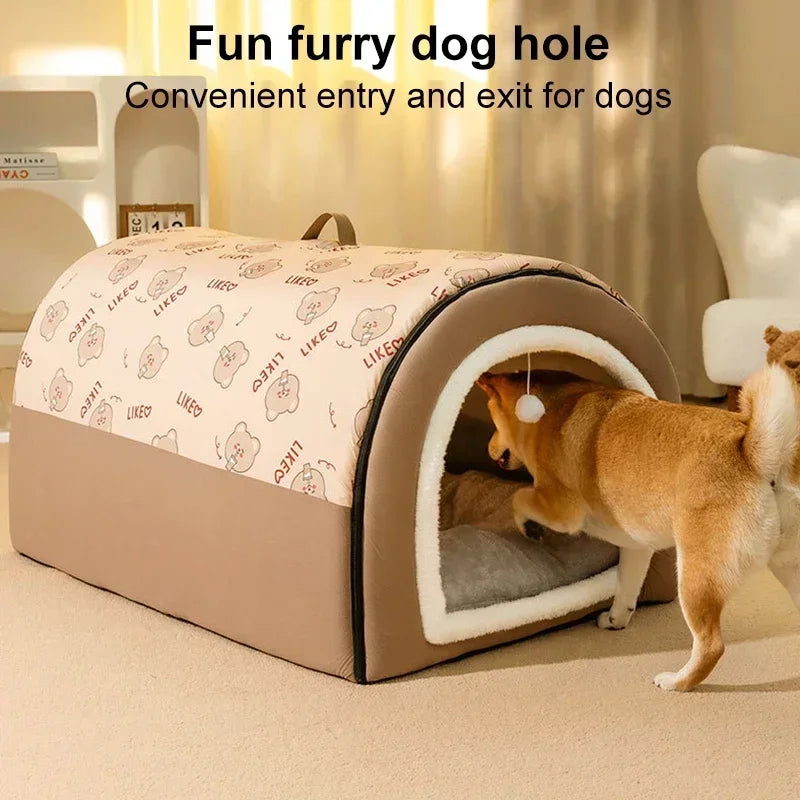 Warm Detachable Pet Sleeping House