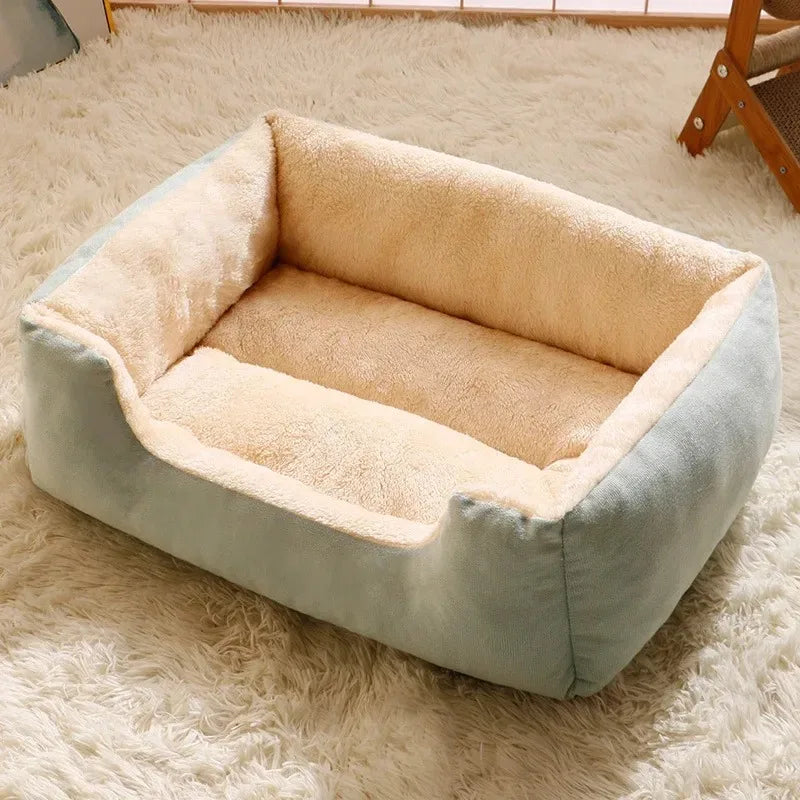 warm winter pet bed