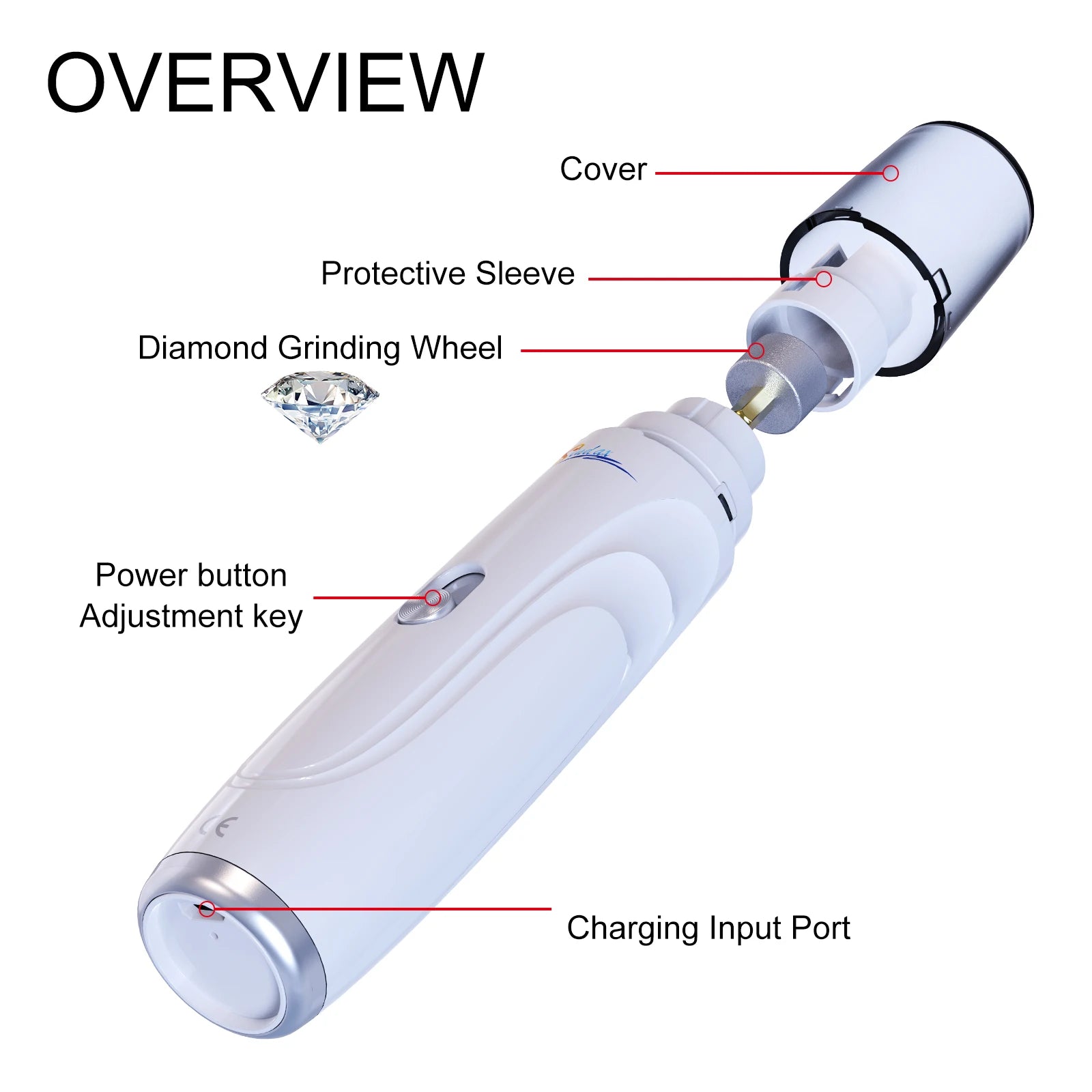 USB Rechargeable Dog Nail Grinder