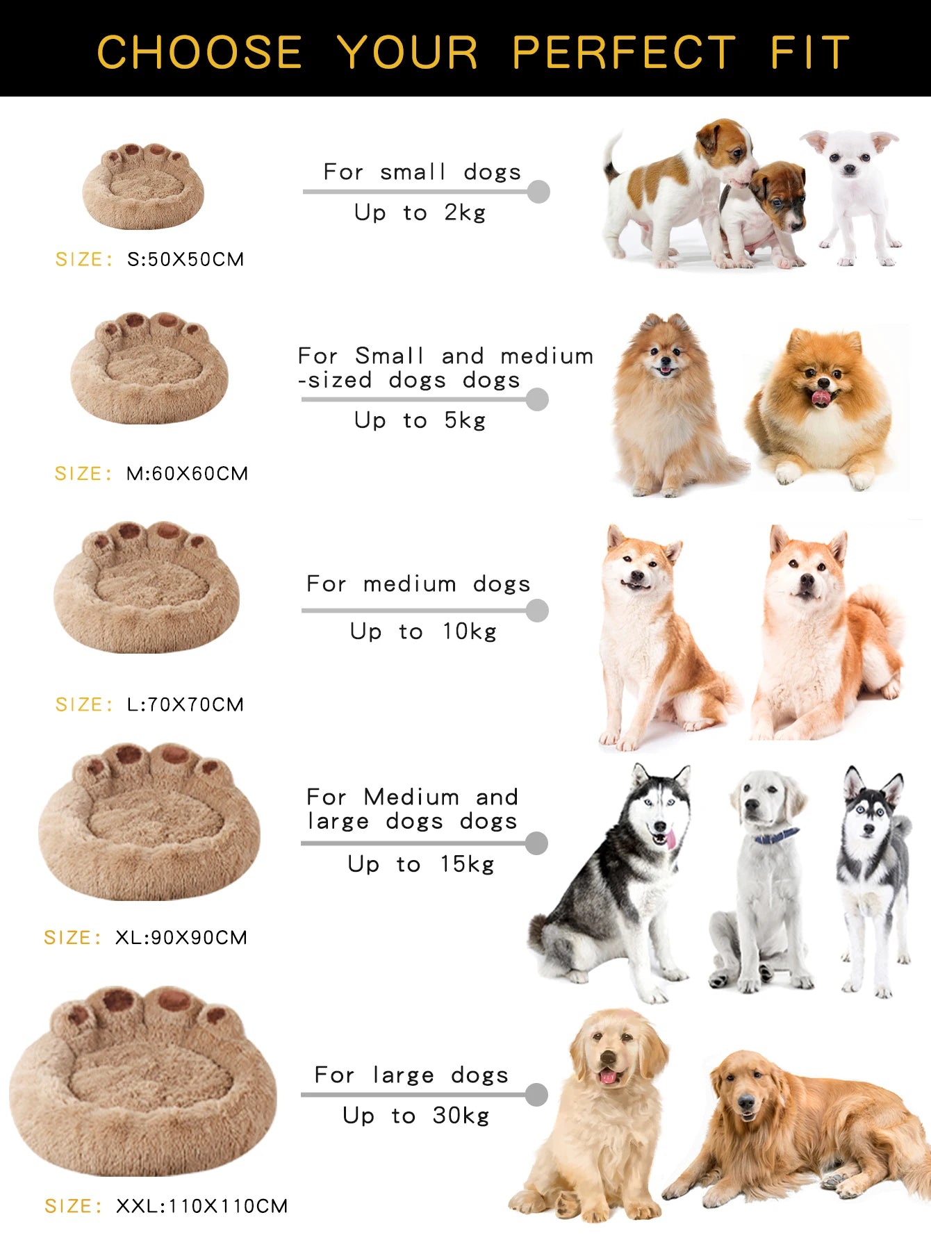 Fluffy Warm Pet Bed