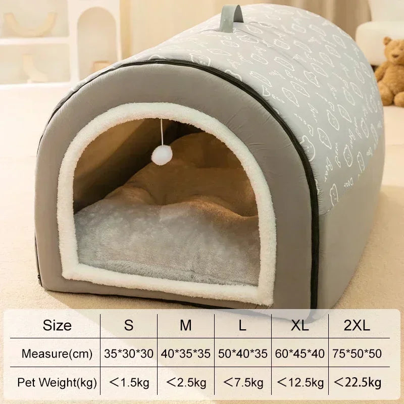 Warm Detachable Pet Sleeping House