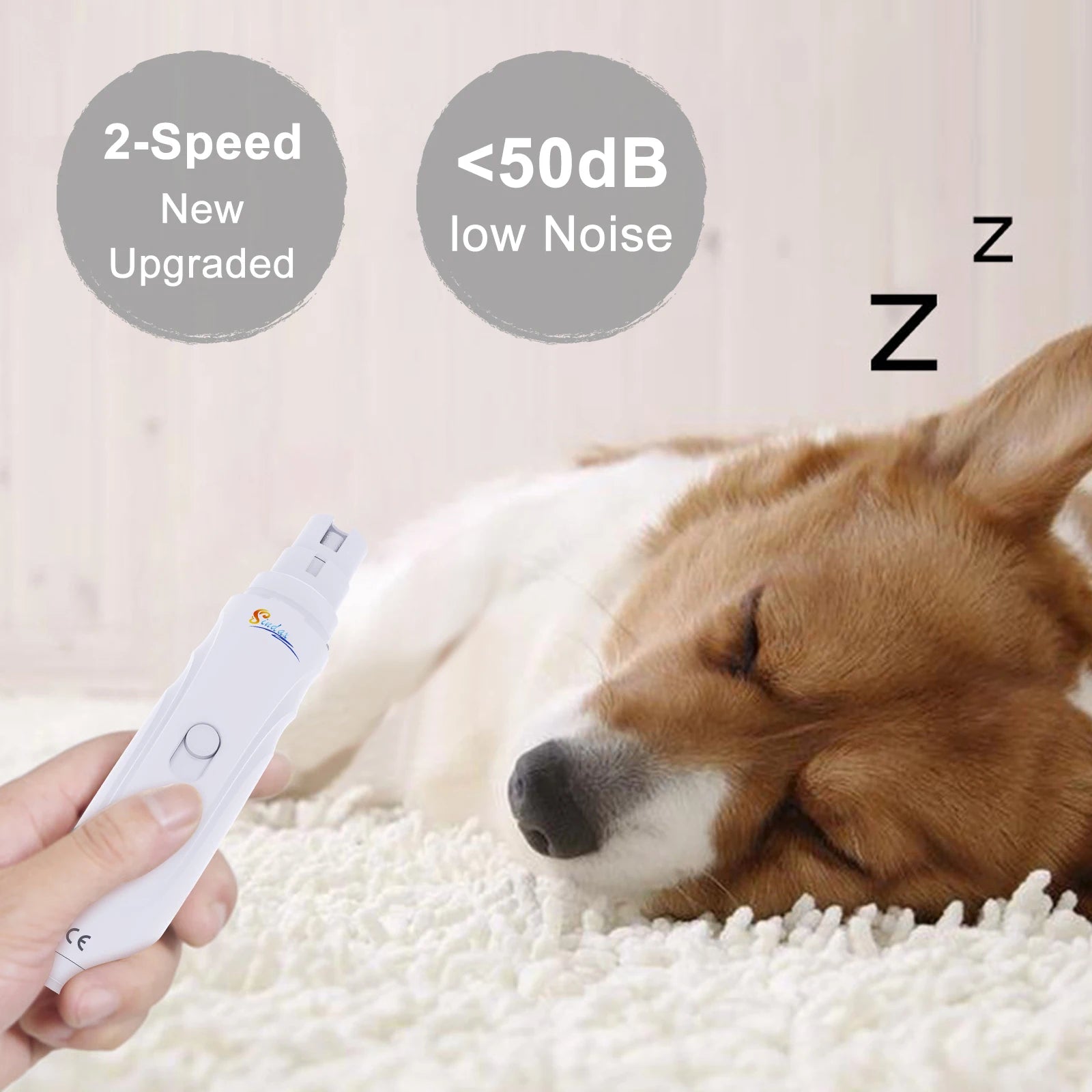 USB Rechargeable Dog Nail Grinder