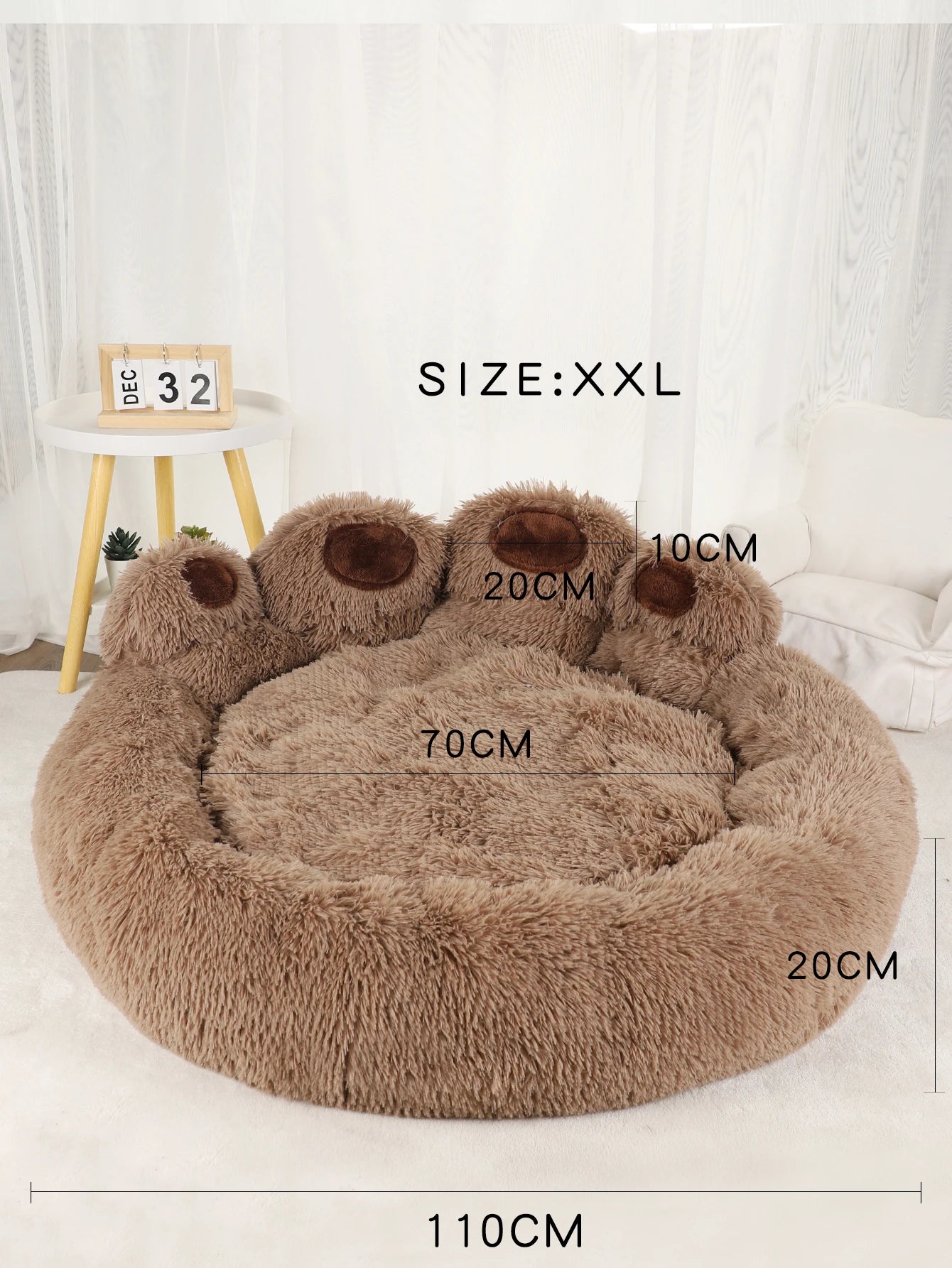 Fluffy Warm Pet Bed