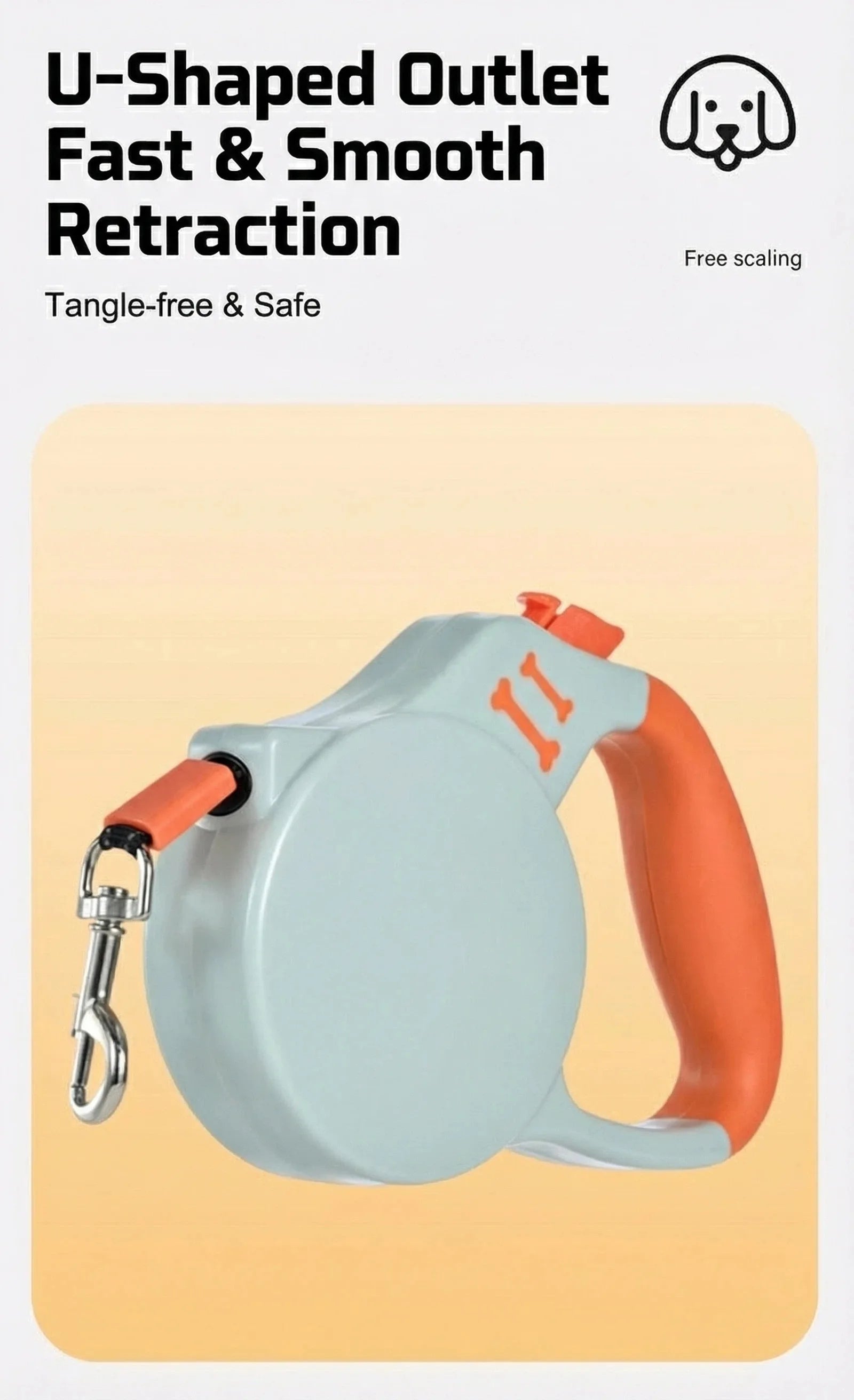 Retractable Dog Leash 35m