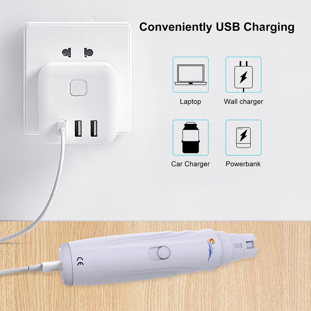 USB Rechargeable Dog Nail Grinder