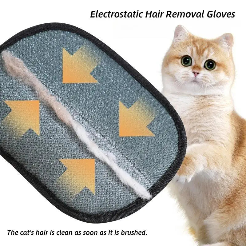 Pet Hair Remover Grooming Glove