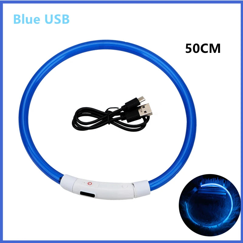 LED Rechargeable Dog Collar