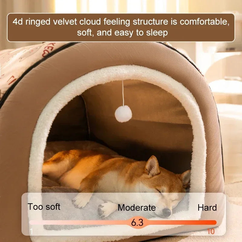 Warm Detachable Pet Sleeping House