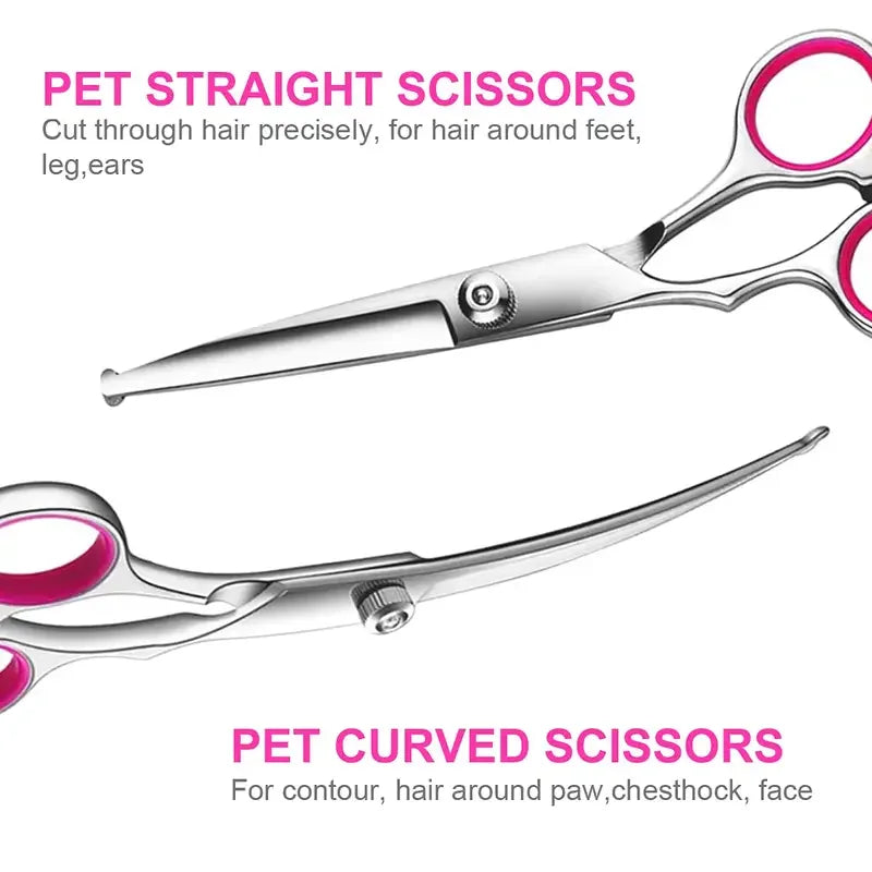 4pcs Pet Grooming Scissors Set
