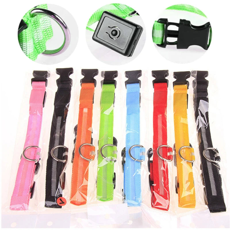 LED Rechargeable Dog Collar