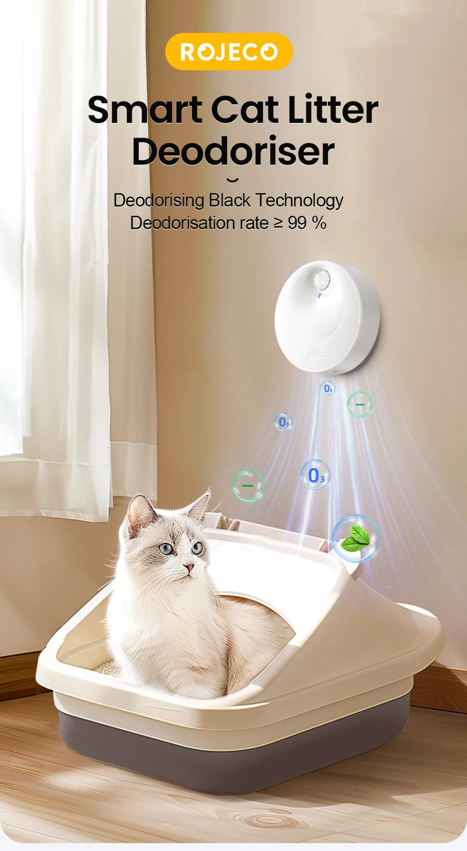 Smart Cat Litter Odor Purifier