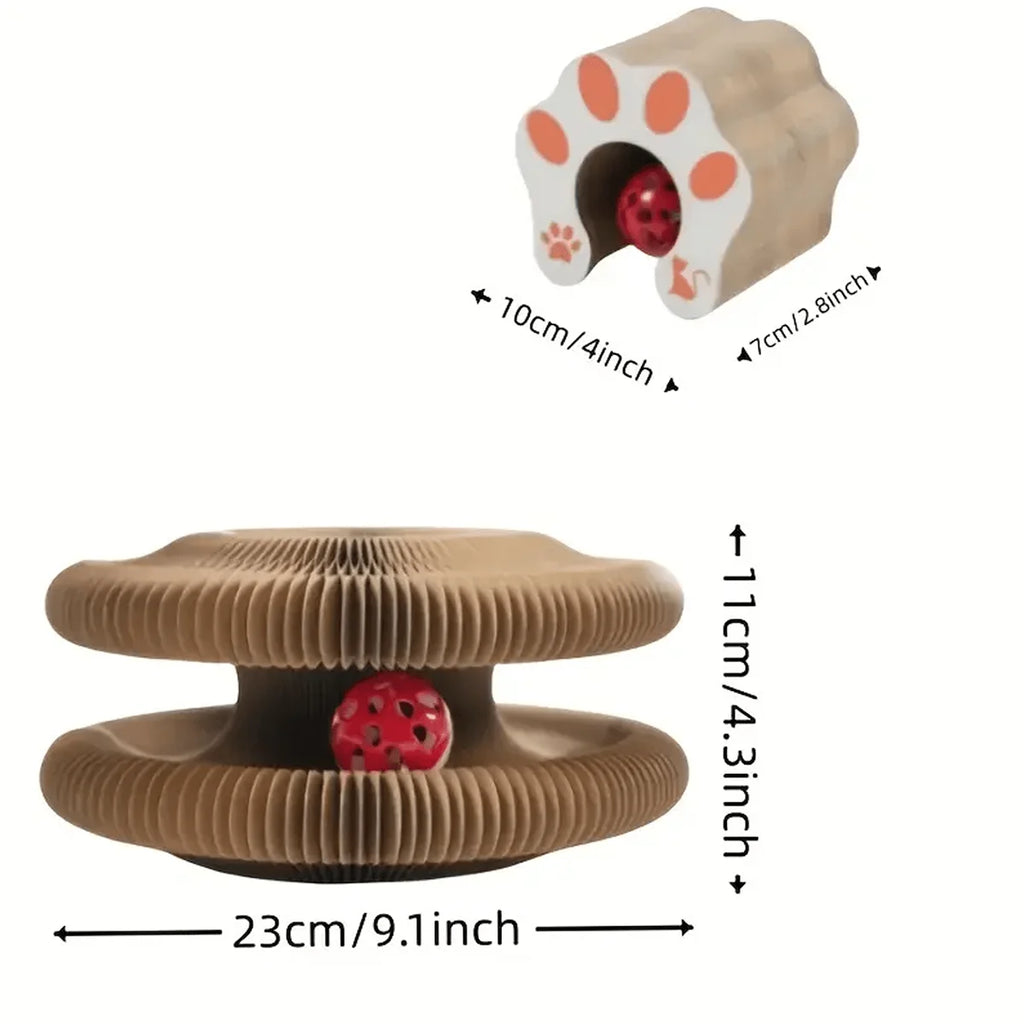 Foldable Cat Scratcher Toy