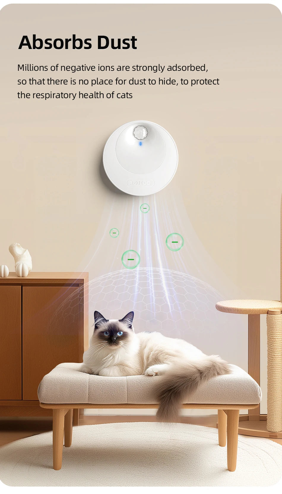 Smart Cat Litter Odor Purifier