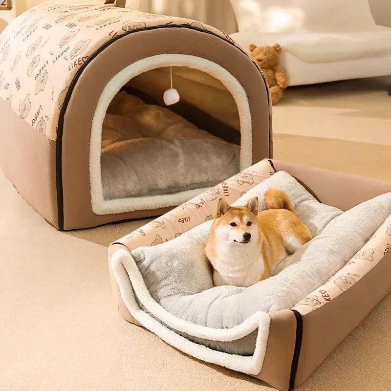 Warm Detachable Pet Sleeping House