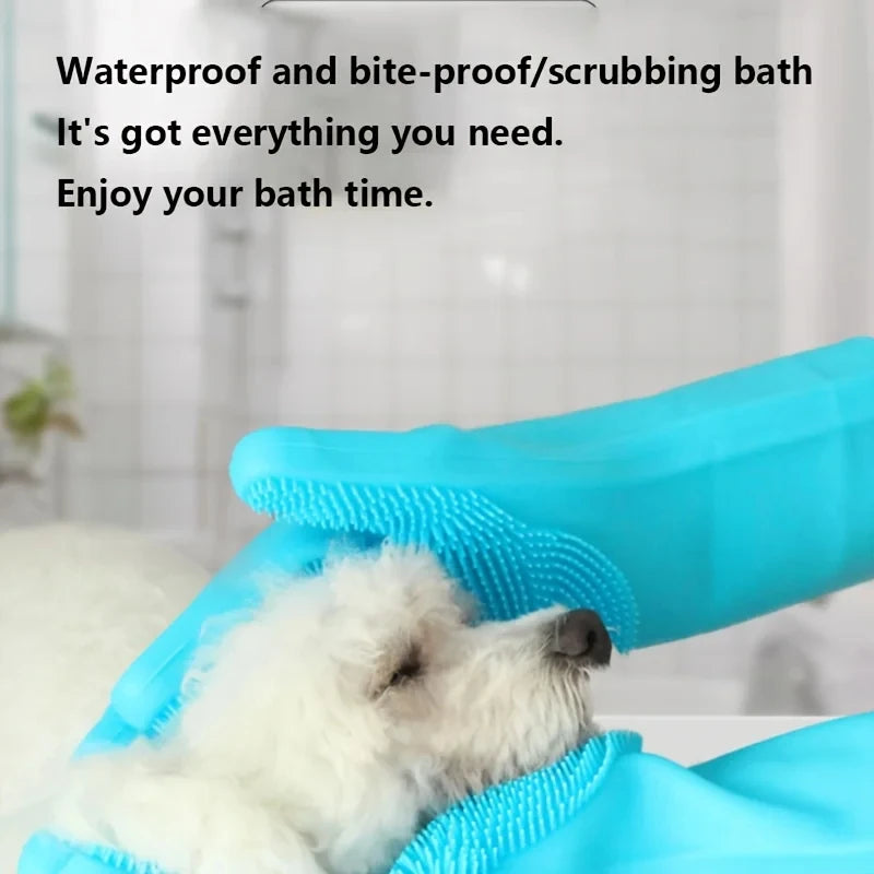 Silicone Pet Grooming Bath Glove