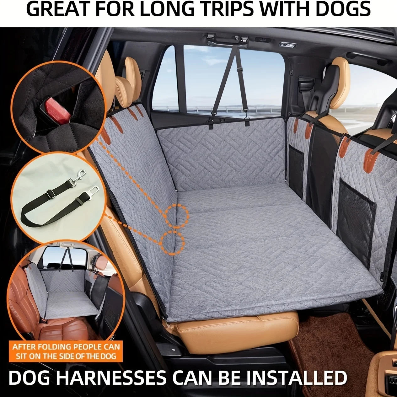 Waterproof Dog Car Seat Cover Hammock