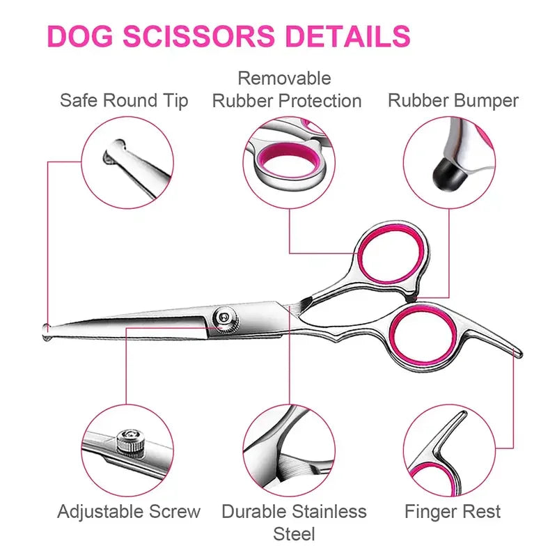 4pcs Pet Grooming Scissors Set